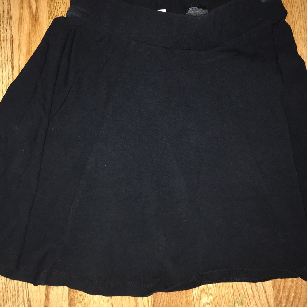Black circle skirt